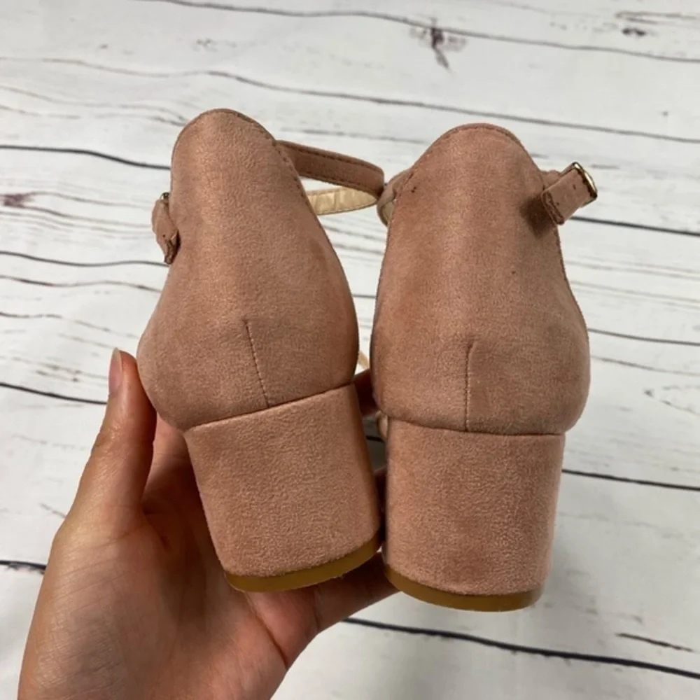 Calico‎ Kiki Pink Block Sandal